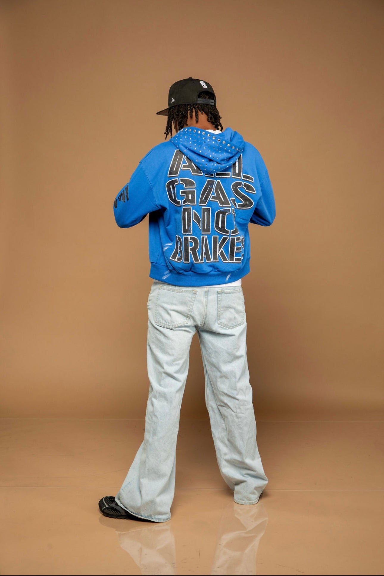 Blue MARATHON NOT A RACE ZIP UP