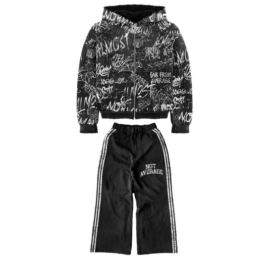 BLACK NOT AVERAGE SET